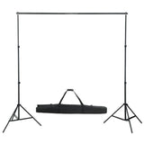 vidaXL Studio de photos avec ensemble d'éclairage, à côté d'un réflecteur
