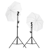 vidaXL Studio de photos avec ensemble d'éclairage, à côté d'un réflecteur