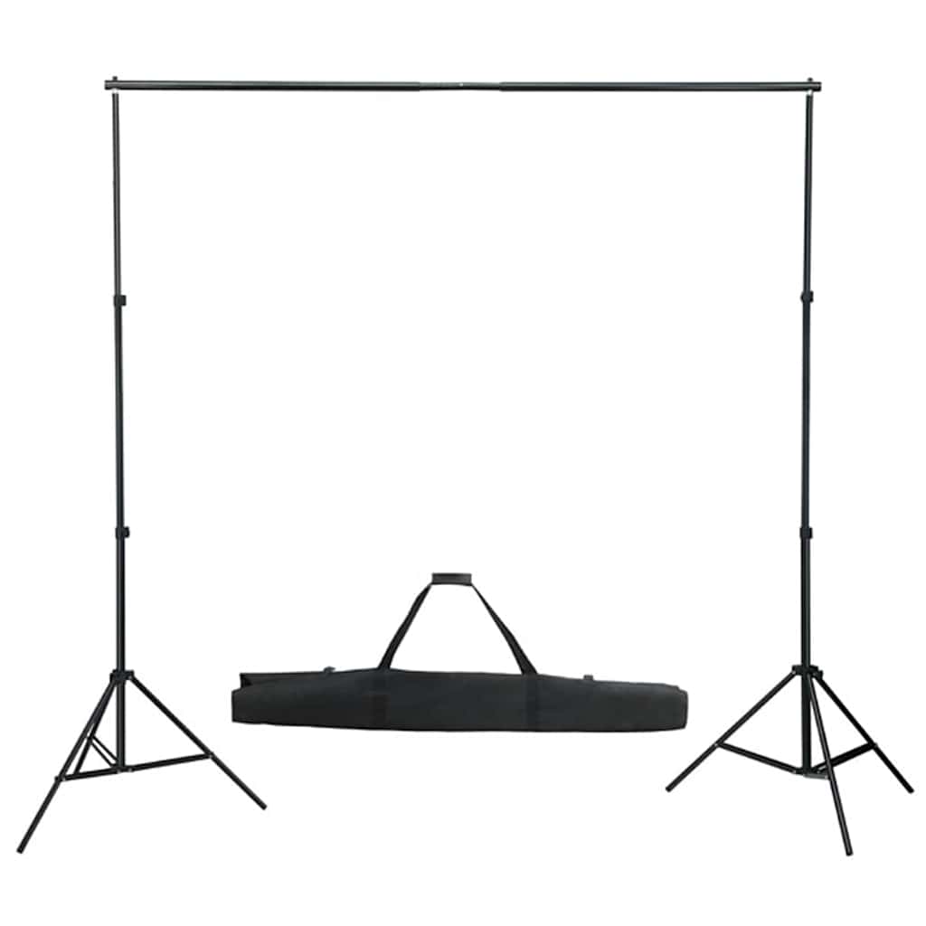 vidaXL Photo Studio Kit with Lighting Set and Backdrop