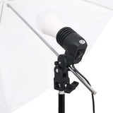 vidaXL Photo Studio Kit with Lighting Set and Backdrop