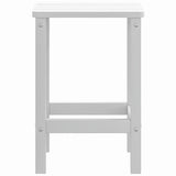 vidaXL Tuintafel Adirondack 38x38x46 cm HDPE wit