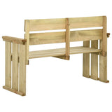 vidaXL Tuinbank 121 cm geïmpregneerd grenenhout