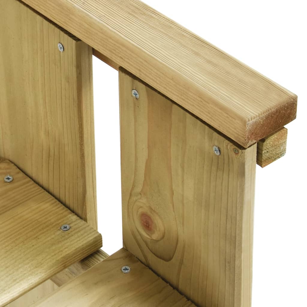 vidaXL Tuinbank 121 cm geïmpregneerd grenenhout