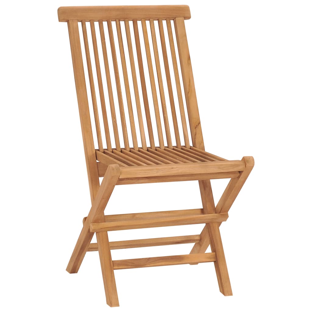 vidaXL Tuinstoelen 6 st inklapbaar massief teakhout