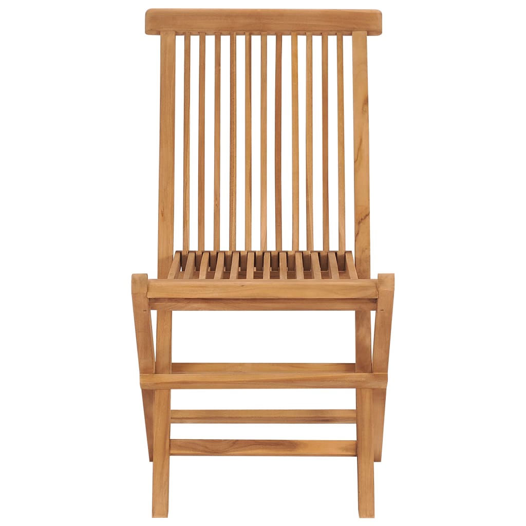 vidaXL Tuinstoelen 6 st inklapbaar massief teakhout