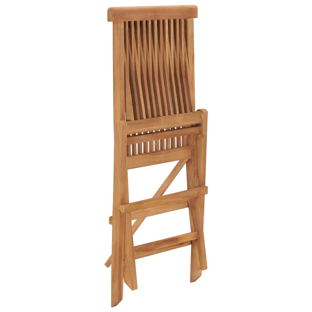 vidaXL Tuinstoelen 6 st inklapbaar massief teakhout