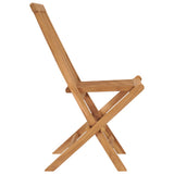 vidaXL Tuinstoelen 6 st inklapbaar massief teakhout