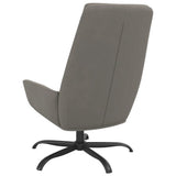vidaXL Recliner velvet light gray