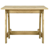 vidaXL Tuintafel 110x74x75 cm geïmpregneerd grenenhout