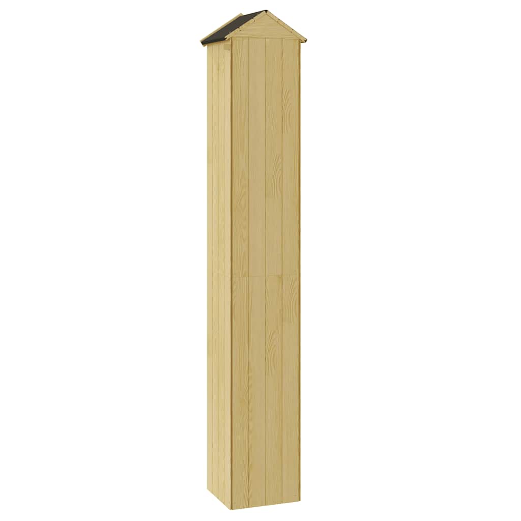 vidaXL Tuinschuur 40x33x222 cm geïmpregneerd grenenhout