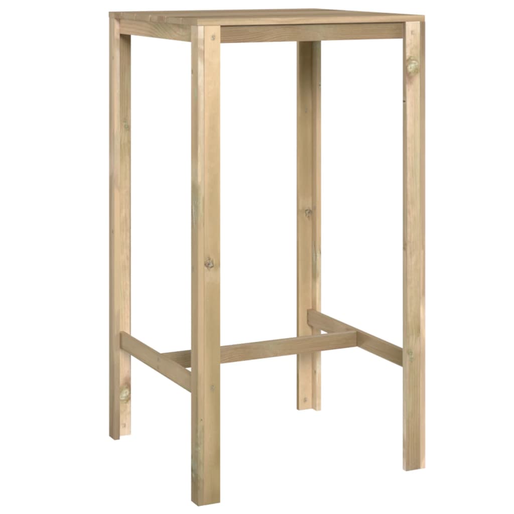 vidaXL Bartafel 60x60x110 cm geïmpregneerd grenenhout