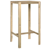 vidaXL Bartafel 60x60x110 cm geïmpregneerd grenenhout