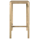 vidaXL Bartafel 60x60x110 cm geïmpregneerd grenenhout
