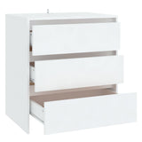 vidaXL Sideboard 70x41x75 cm engineered wood white