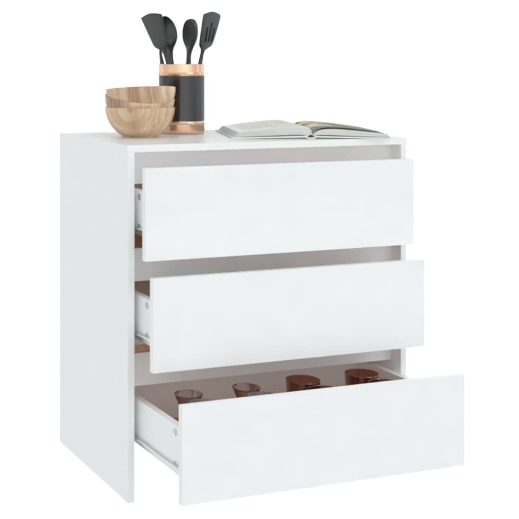 vidaXL Sideboard 70x41x75 cm engineered wood white