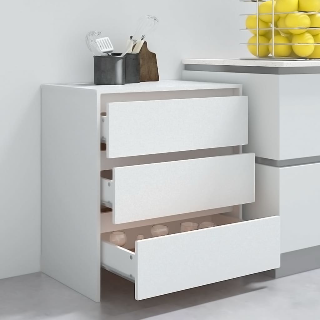 vidaXL Sideboard 70x41x75 cm engineered wood white