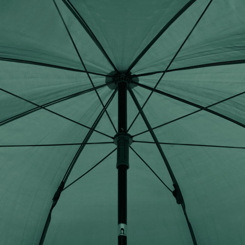 vidaXL Visparaplu 220x193 cm groen
