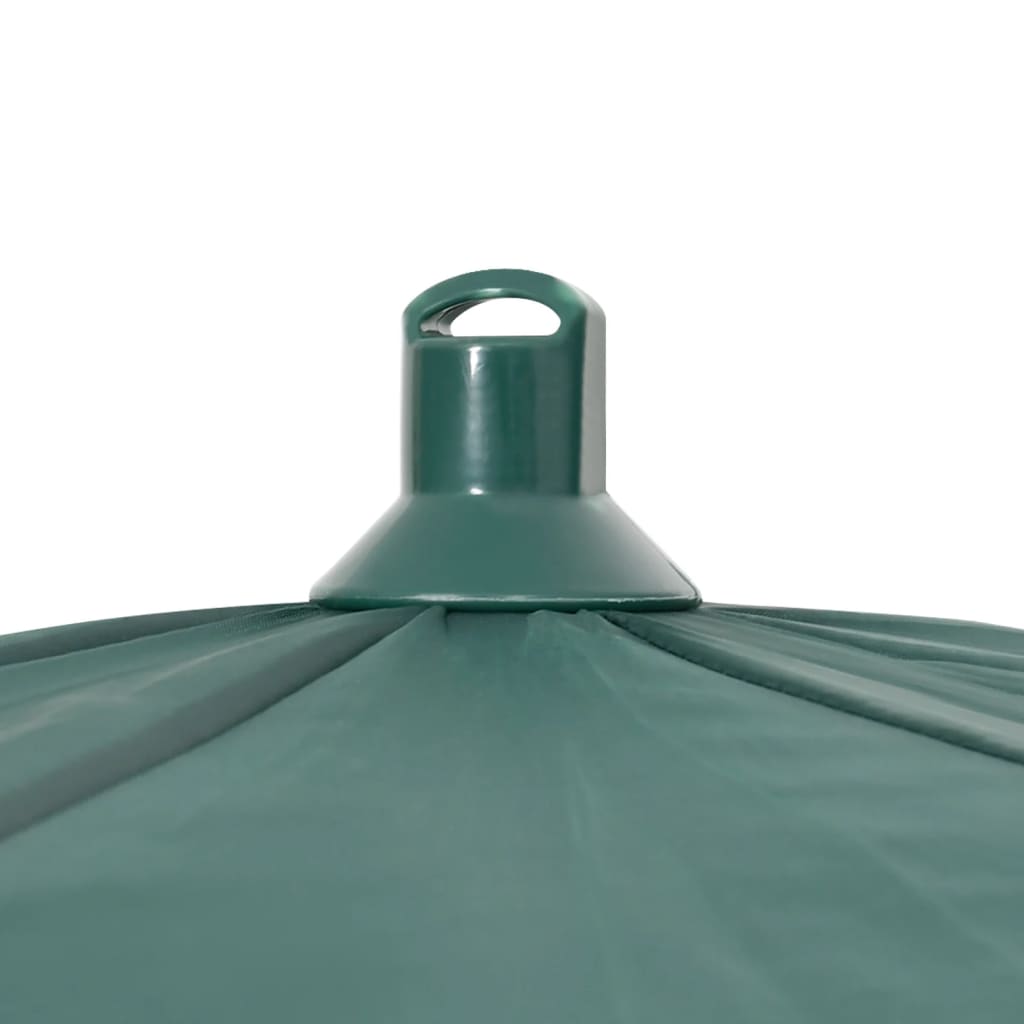 vidaXL Visparaplu 220x193 cm groen