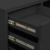 vidaXL Office Cabinet with Planter 90x40x125 cm Steel Anthracite
