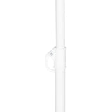 vidaXL Strandparasol met zijwanden 215 cm zandkleurig