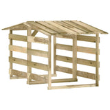vidaXL Pergola's met dak 2 st 100x90x100 cm geïmpregneerd grenenhout