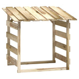 vidaXL Pergola's met dak 2 st 100x90x100 cm geïmpregneerd grenenhout