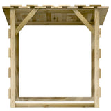 vidaXL Pergola's met dak 2 st 100x90x100 cm geïmpregneerd grenenhout