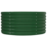 vidaXL Plantenbak 152x80x36 cm gegalvaniseerd staal groen