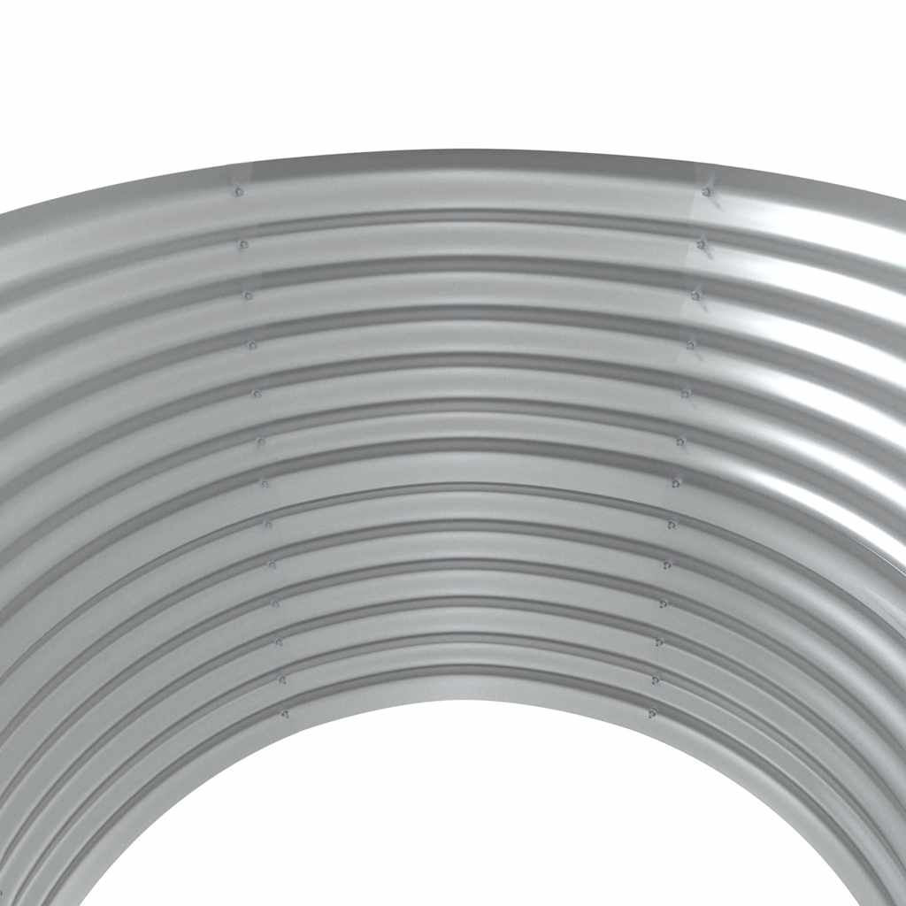 vidaXL Plantenbak 100x100x68 cm gegalvaniseerd staal groen