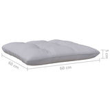 vidaXL Ensemble de salon 3 pièces avec des coussins gris à vert