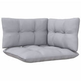 vidaXL 6-delige Loungeset met grijze kussens grenenhout
