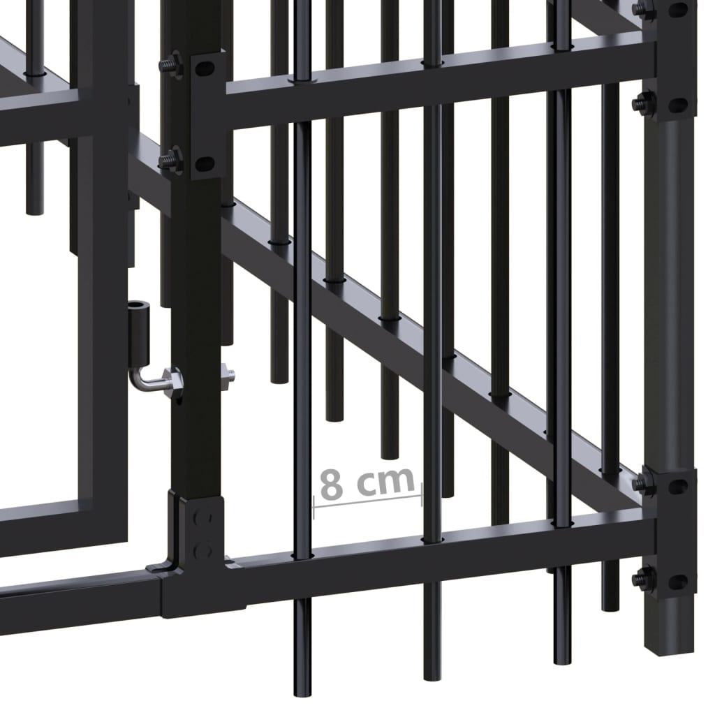 vidaXL Niche à honneur 3,69 m² acier