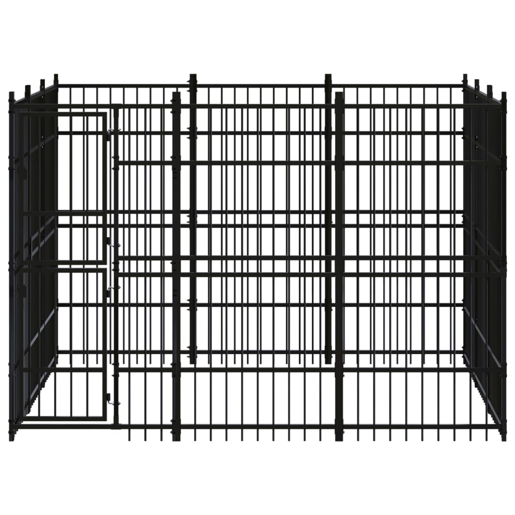 vidaXL Dog Kennel 8.29 m² Steel