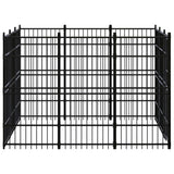 vidaXL Dog Kennel 8.29 m² Steel