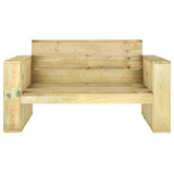 vidaXL Tuinbank 139 cm geïmpregneerd grenenhout