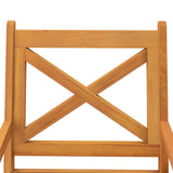 vidaXL Tuinstoelen 4 st massief acaciahout