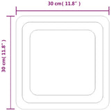 vidaXL Badkamerspiegel LED 30x30 cm
