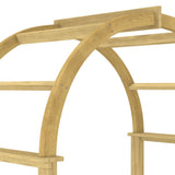vidaXL Boog 141x97x243 cm geïmpregneerd massief grenenhout