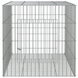 vidaXL Rabbit Cage 78x54x54 cm Galvanised Iron