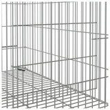 vidaXL Rabbit Cage 78x54x54 cm Galvanised Iron