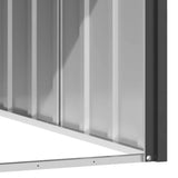 vidaXL Hondenhok 116,5x103x81,5 cm couleur acier inoxydable galvanisé