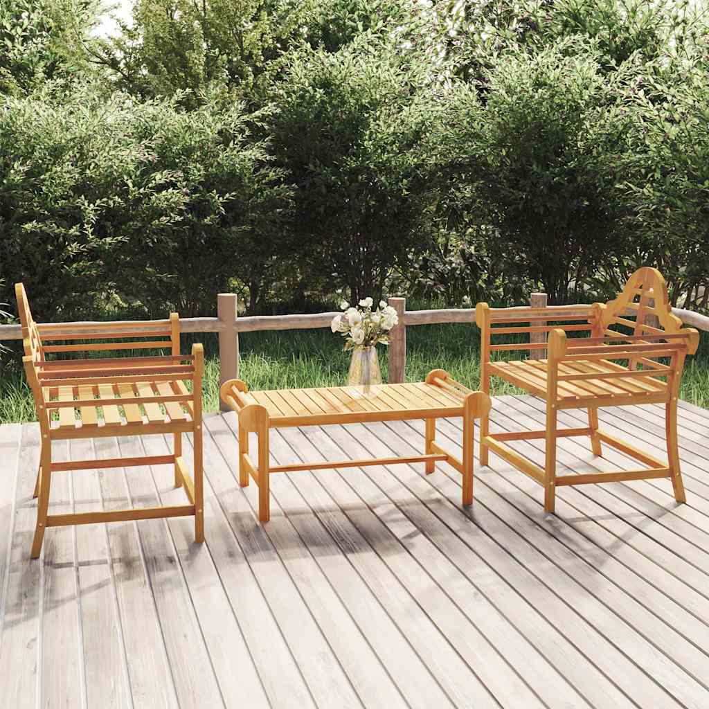 vidaXL Tuinstoelen 2 st 91x62x94 cm massif teakhout