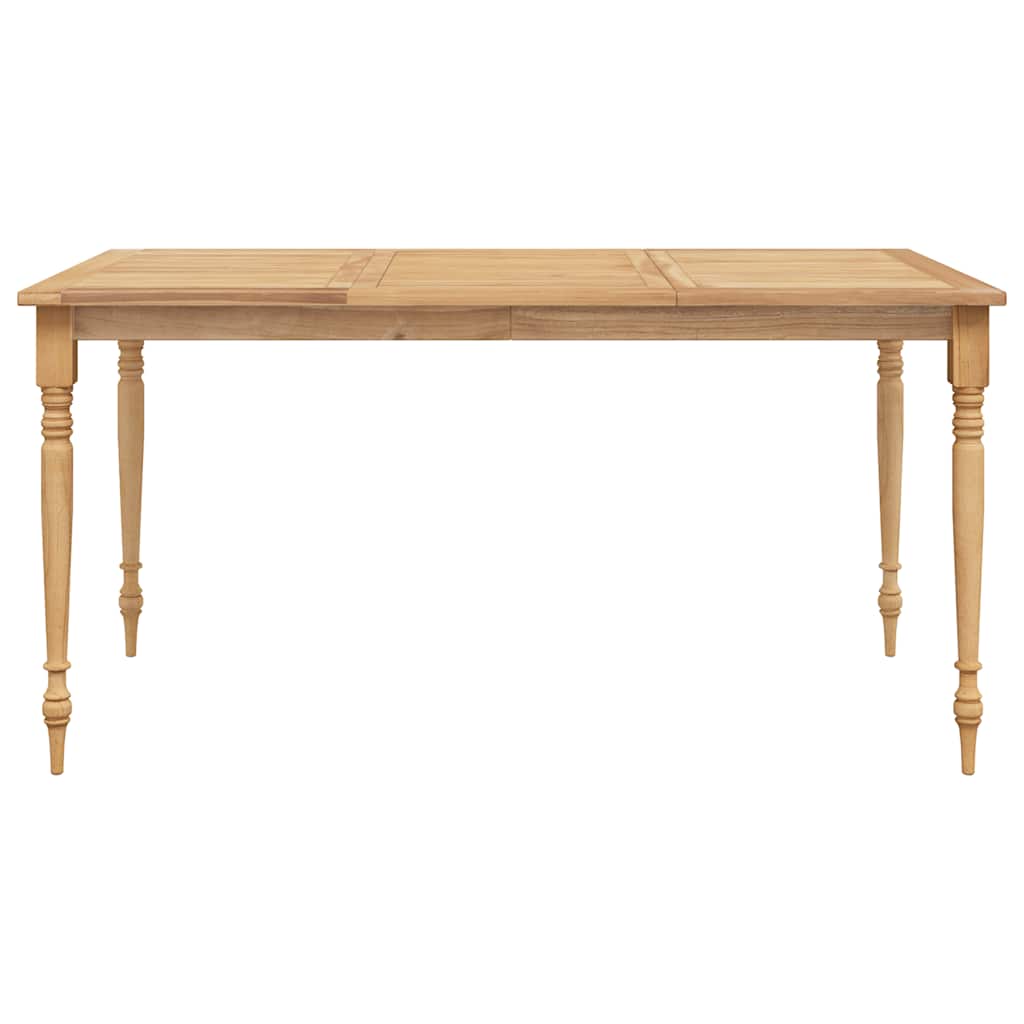 vidaXL Tafel Batavia 150x90x75 cm massief teakhout
