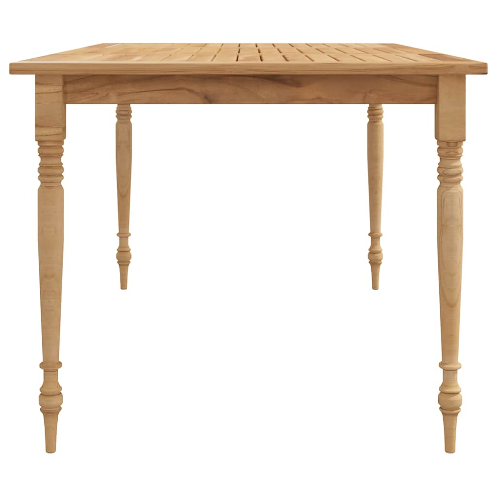 vidaXL Tafel Batavia 150x90x75 cm massief teakhout