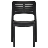 vidaXL Tuinstoelen 2 st polypropylène couleur antraciet