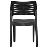 vidaXL Tuinstoelen 2 st polypropylène couleur antraciet