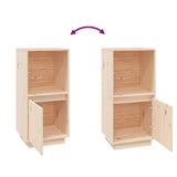 vidaXL Sideboard 38x35x80 cm solid pine wood