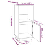 vidaXL Sideboard 38x35x80 cm solid pine wood