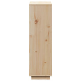 vidaXL Hoge kast 38x35x117 cm massief grenenhout