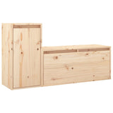 vidaXL TV Cabinets 2 pcs solid pine wood
